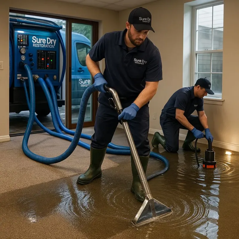 Water Extraction and Removal process in Lake Crystal, MN